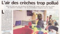 Notre étude dans les crèches (mars 2009)